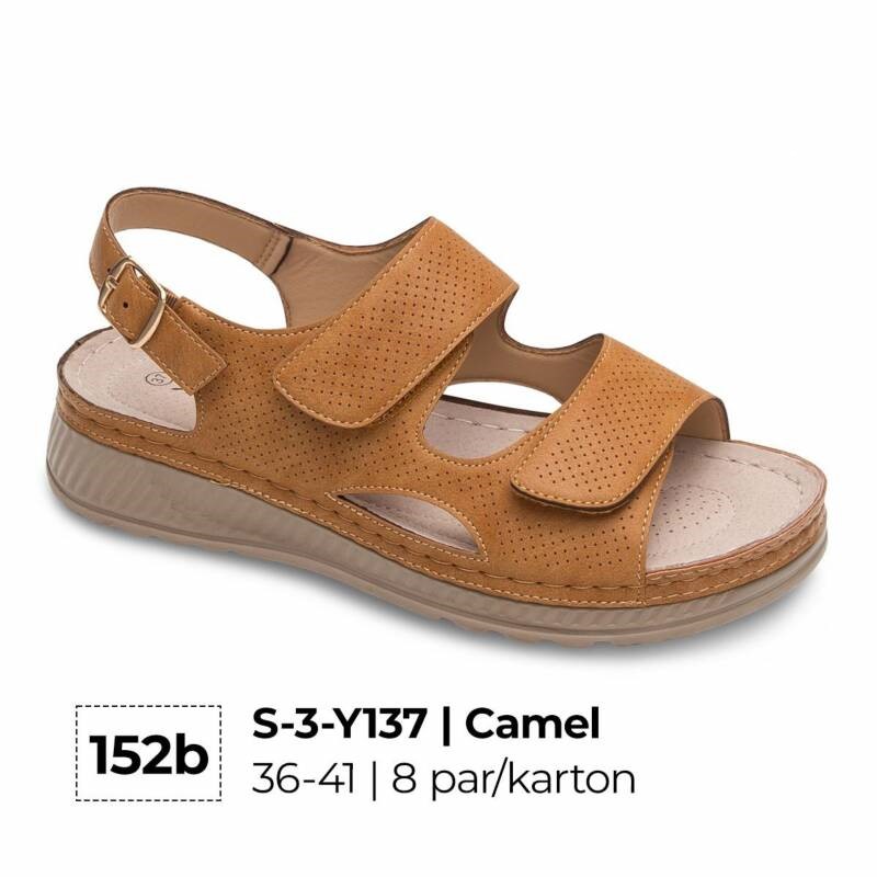 Sandały płaskie damskie Roz 36-41 / 8 par